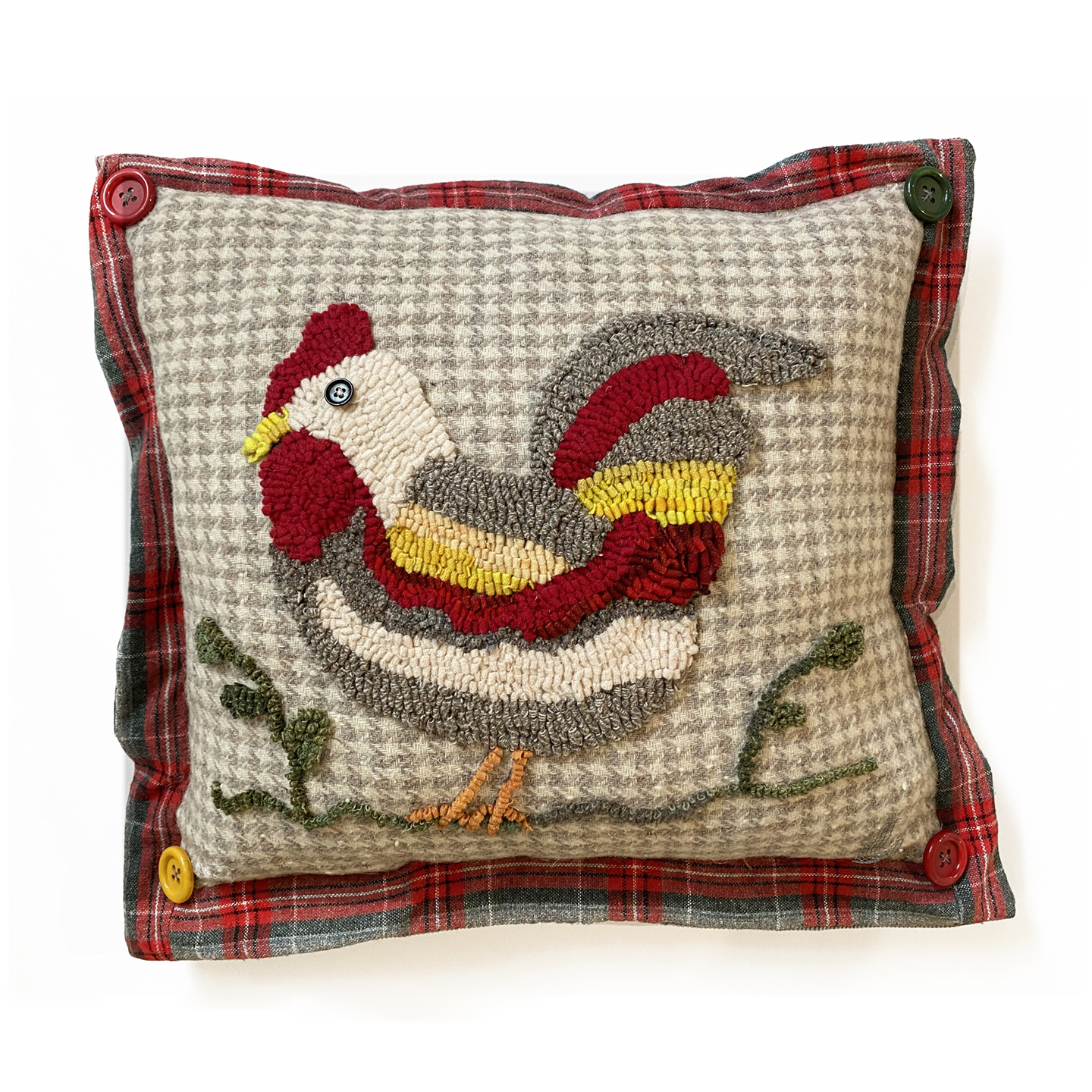 rooster plush pillow